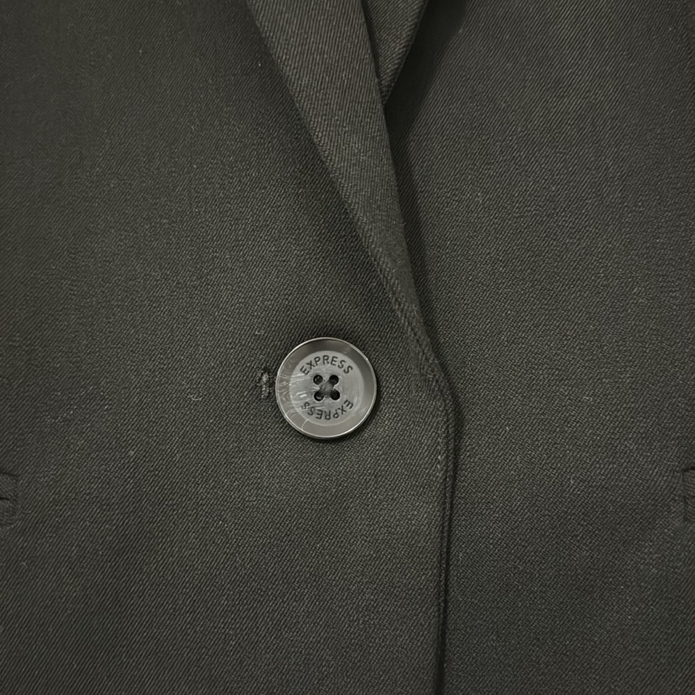 Express Notch Collar One Button Jacket Size 0 - image 4